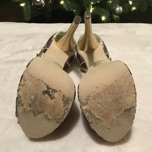 Shoe Dazzle Peeptoe Platform Heels - Picture 3 of 4